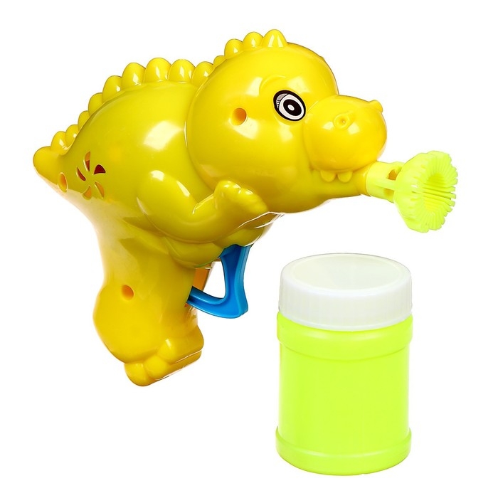 Генератор-пистолет мыльных пузырей «Динозавр», МИКС, 50 мл Генератор-пистолет мыльных пузырей «Динозавр», МИКС, 50 мл