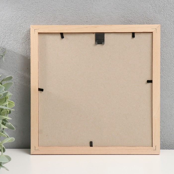 Фоторамка дерево "Image Art" С18 18х18 см,(пластиковый экран), бронза