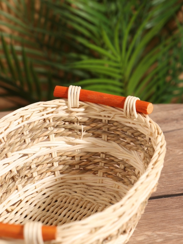 Корзина плетеная 25x19x9 см, ротанг