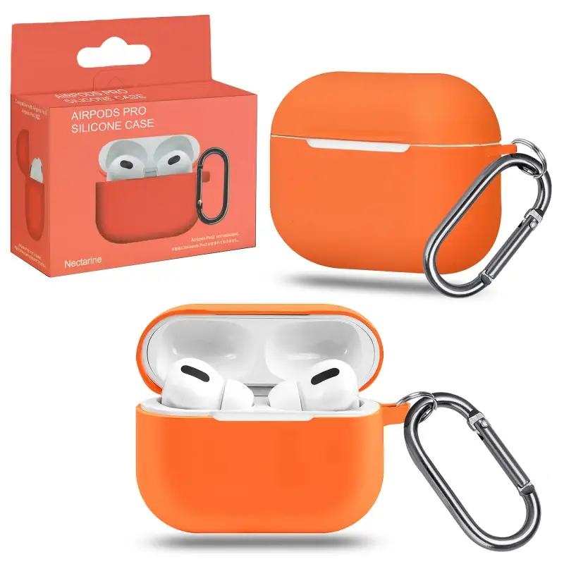 Чехол для AirPods Pro с карабином №5 Nectarine