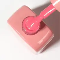 Гель лак для ногтей, однотонный, трехфазный, 10 мл, LED/UV, розовый (134)