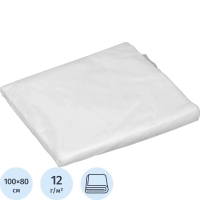 Простыня 100x80, смс, белый, Стандарт, 50шт/уп, 00-976