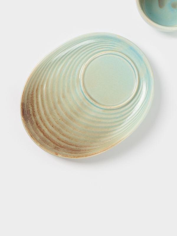 Чайная пара "Sand Ripples" Magistro 300мл, 20х16х6,5 цвет желтый, голубой, коричневый