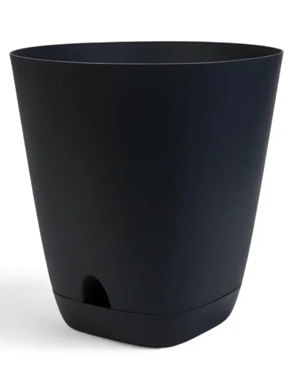 Кашпо с прикорневым поливом 28 л D-37см, H-38см графит Кашпо с прикорневым поливом 28 л D-37см, H-38см графит "Гранд"