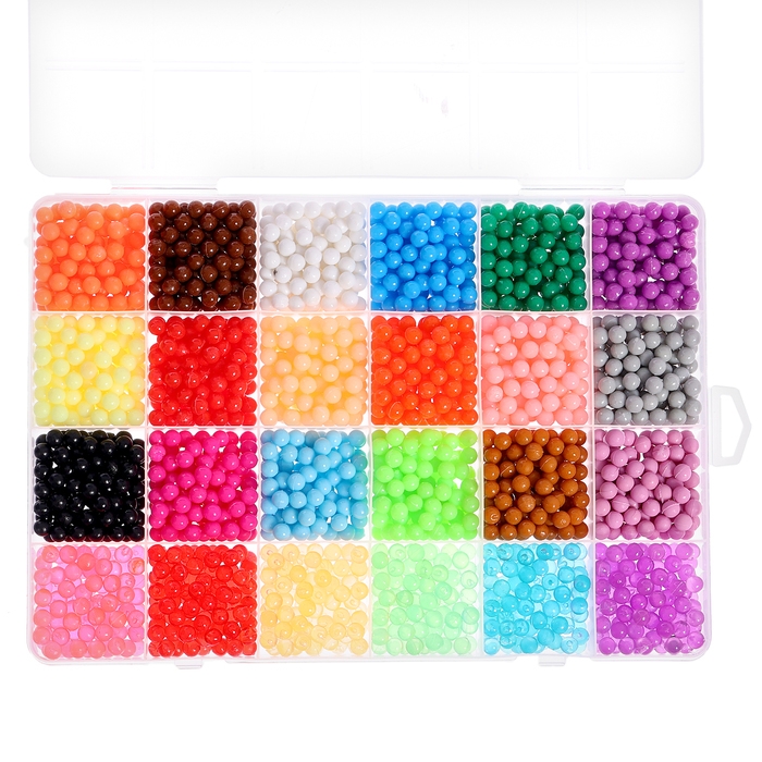 Аквамозаика «С Новым годом!», 2400 шариков, 24 фигурки Аквамозаика «С Новым годом!», 2400 шариков, 24 фигурки