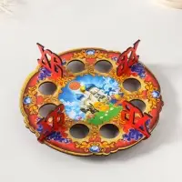 Подставка пасхальная на 8 яиц "Цыпленок".   Д 20 см