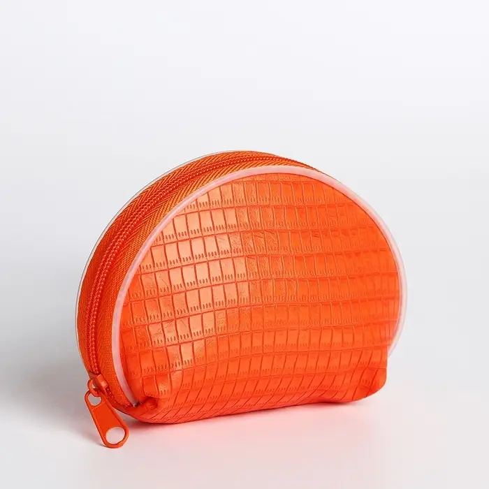 Кошелёк монетница женская на молнии, цвет МИКС