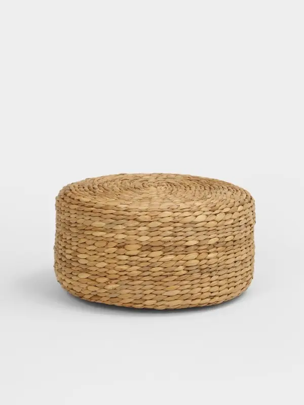 Пуфик, 40&times;40&times;20 см, водный гиацинт