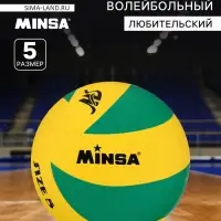 Волейбольный мяч MINSA, клееный, 8 панелей, р. 5, PVC
