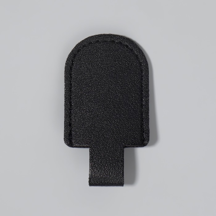 Чехол для хранения маникюрных инструментов, на кнопке, 6,8 × 3,8 см, цвет чёрный Чехол для хранения маникюрных инструментов, на кнопке, 6,8 × 3,8 см, цвет чёрный