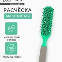 Расчёска массажная, вентилируемая, 3&times;21 см, фасовка 12 шт., МИКС