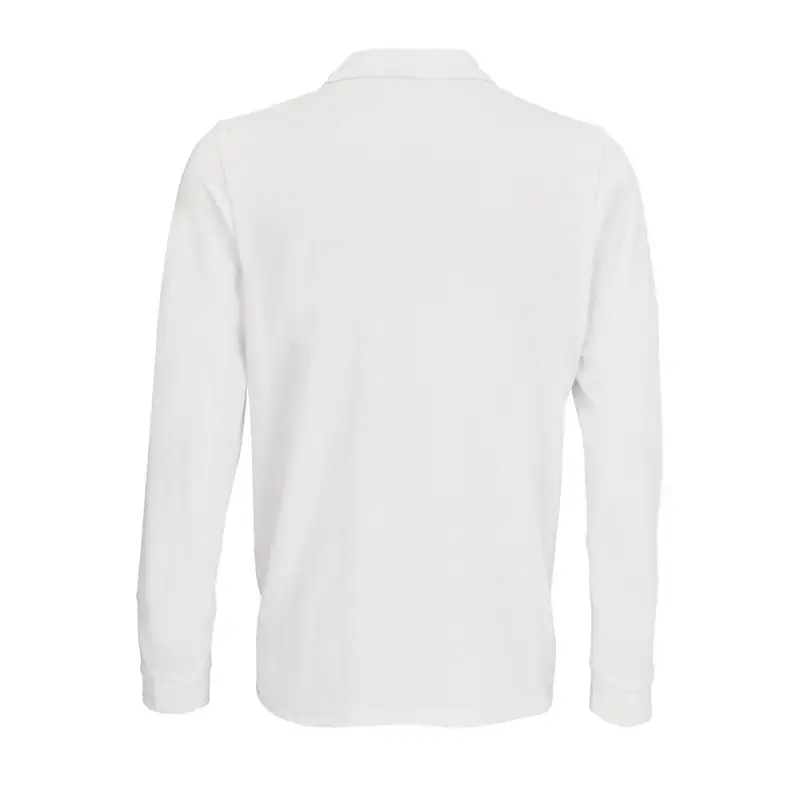 Рубашка поло с длинным рукавом Prime LSL, белая, размер S