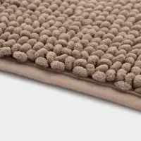 Коврик для дома LaDо́m, букли, плотность 1100 г, 50&times;80 см, коричневый