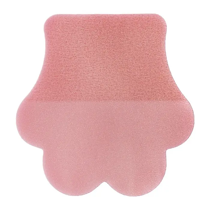 Блок-закладка с липким краем пластик Лапка 50л, розовый, 45мм х 45мм  CALLIGRATA Блок-закладка с липким краем пластик Лапка 50л, розовый, 45мм х 45мм  CALLIGRATA