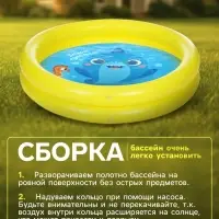 Бассейн надувной &laquo;На волне: Давай купаться!&raquo;, 62&times;14 см