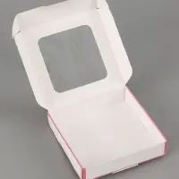 Коробка подарочная самосборная с окном &laquo;Для тебя&raquo;, 13&times;13&times;3 см