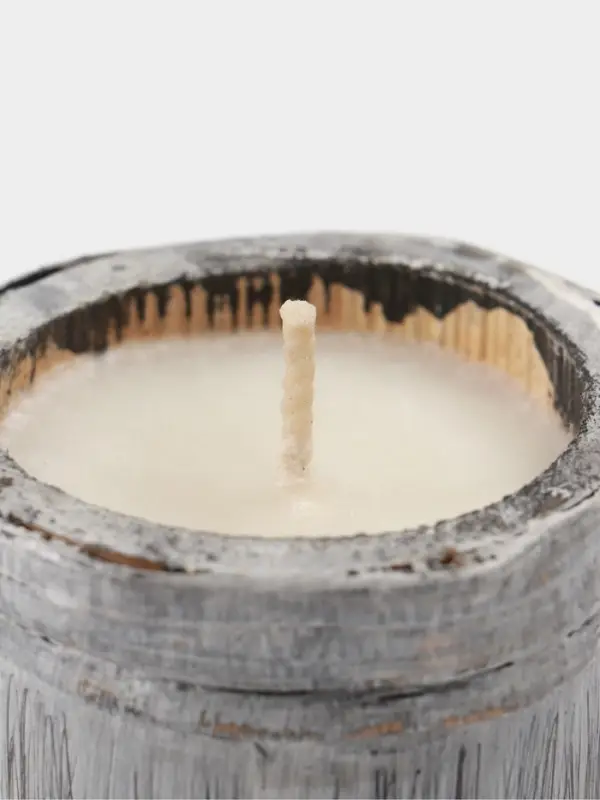 Свеча ароматизированная в бамбуке &laquo;Лотос&raquo;, 8&times;8&times;9 см, 200 мл