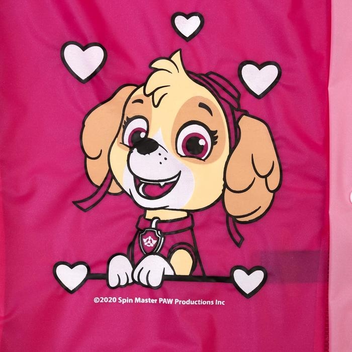 Дождевик детский, размер S, 92-98 см, Щенячий патруль Дождевик детский, размер S, 92-98 см, Щенячий патруль