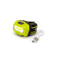 Фонарь налобный ЯРКИЙ ЛУЧ LH-300 ACCU Red COB 2реж. сенс.вкл. акк