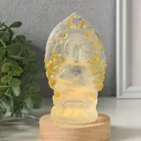 Фигурка светящаяся &laquo;Гуань Инь&raquo;, акрил, от USB, 8&times;8&times;14 см