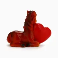 Сувенир новогодний &laquo;Лошадь с сердцем&raquo;, 5.5&times;6.5 см
