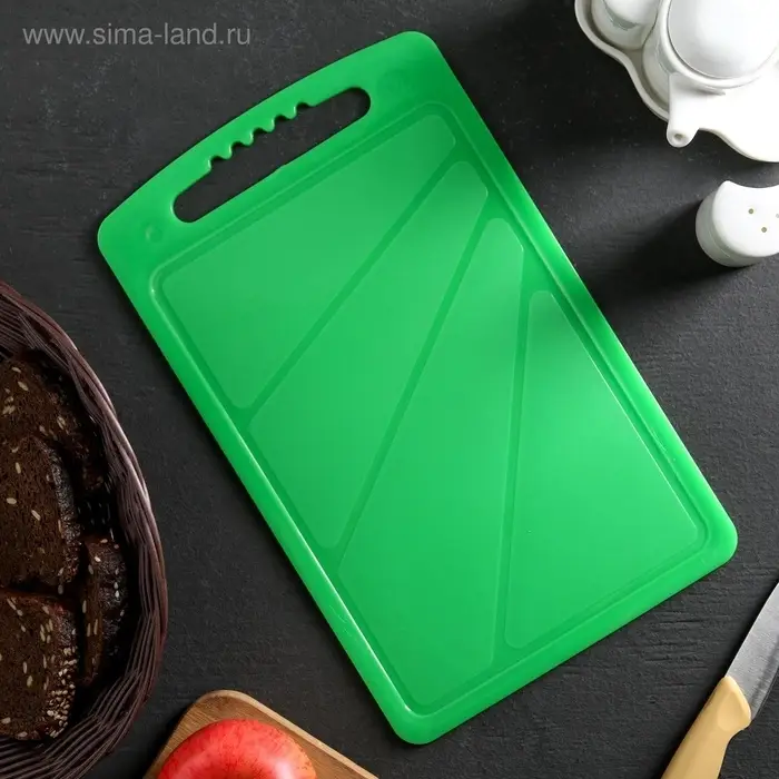 Доска разделочная Альт-Пласт, 32&times;20 см, пластик, МИКС