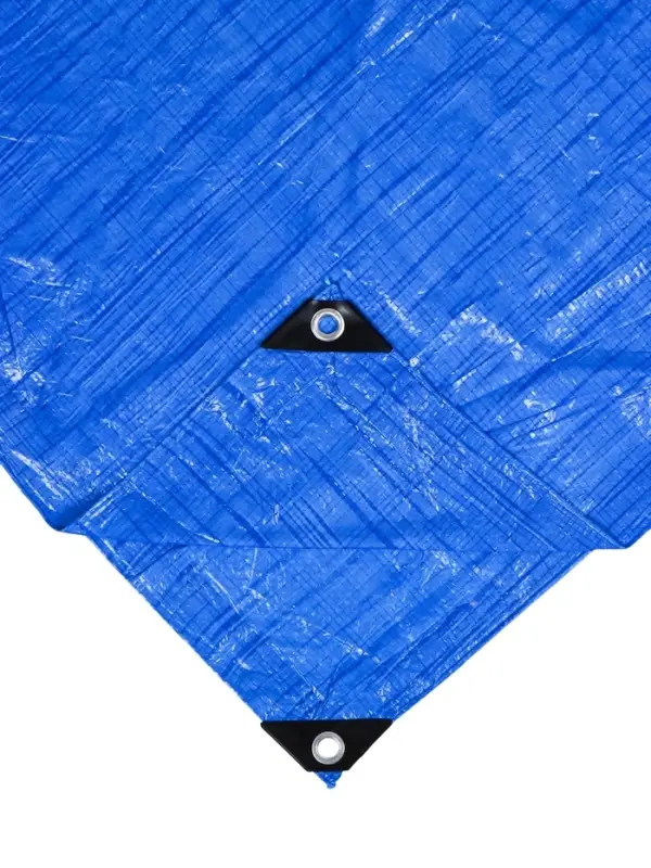 Тент защитный, 8 × 4 м, плотность 60 г/м², УФ, люверсы шаг 1 м, тарпаулин, УФ, синий Тент защитный, 8 × 4 м, плотность 60 г/м², УФ, люверсы шаг 1 м, тарпаулин, УФ, синий