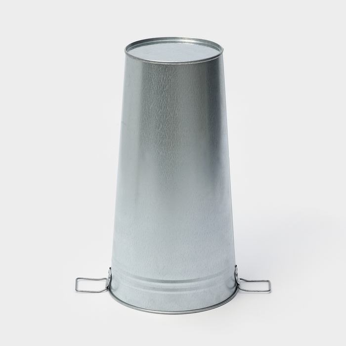 Вазон оцинкованный с ручками, 9 л, h=40 см, ГОСТ Вазон оцинкованный с ручками, 9 л, h=40 см, ГОСТ