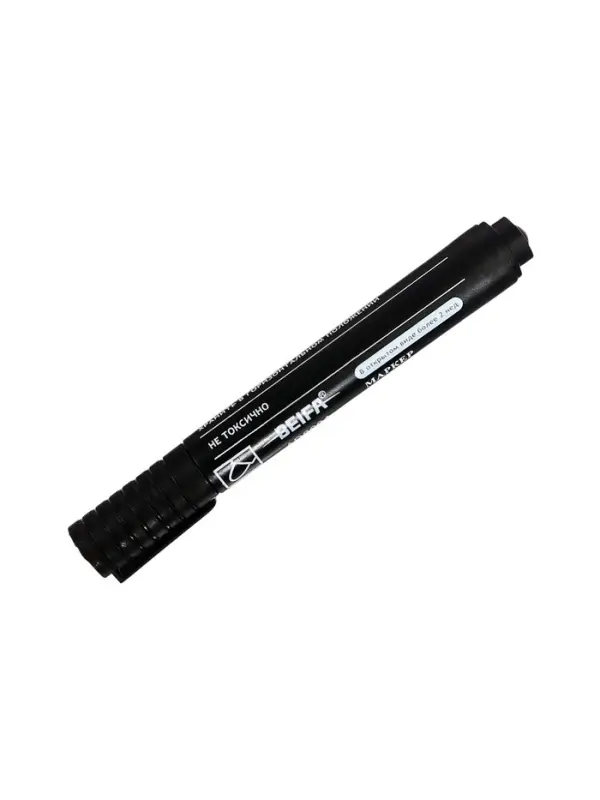 Маркер перманентный Beifa Office, 2.0 мм, чёрный Маркер перманентный Beifa Office, 2.0 мм, чёрный