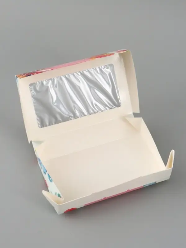 Коробка подарочная с окном &laquo;Счастье в моменте&raquo;, 20&times;12&times;4 см, самосборная