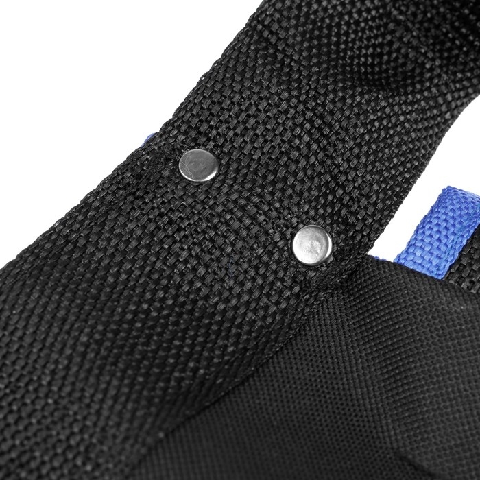 Сумка-пояс ТУНДРА, одинарная, держатель для молотка, 3 кармана Сумка-пояс ТУНДРА, одинарная, держатель для молотка, 3 кармана