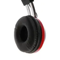 Наушники беспроводные, накладные, Luazon RX-1, Bluetooth 4.2, с микрофоном, с подсветкой LED, microSD, FM, 250 мАч, красные