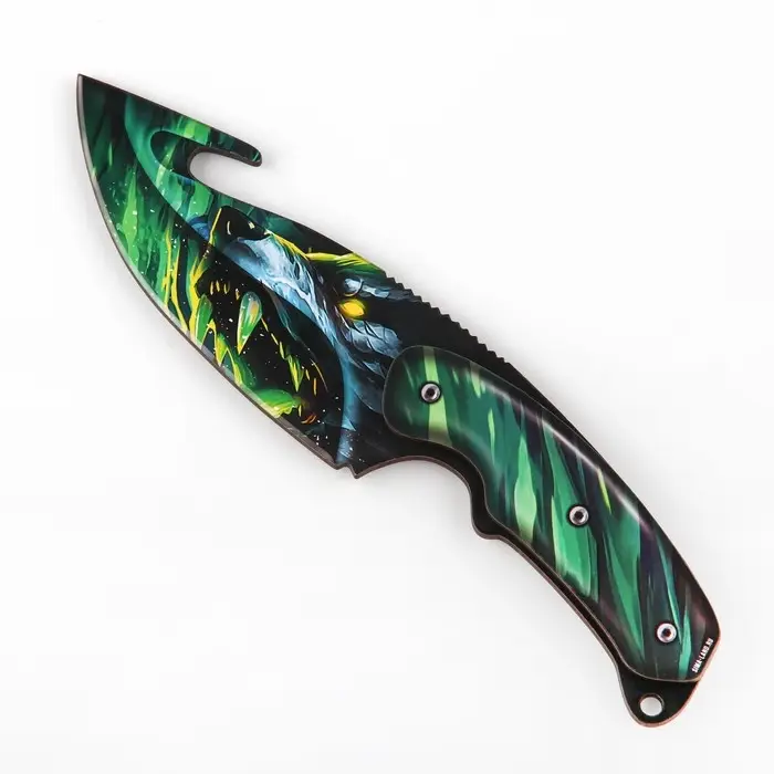 Деревянное оружие, детское сувенирное «Волк неон», нож, 22 х 5,2 см Деревянное оружие, детское сувенирное «Волк неон», нож, 22 х 5,2 см