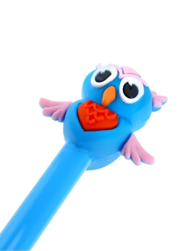 Ручка гелевая-прикол МИКС Сова