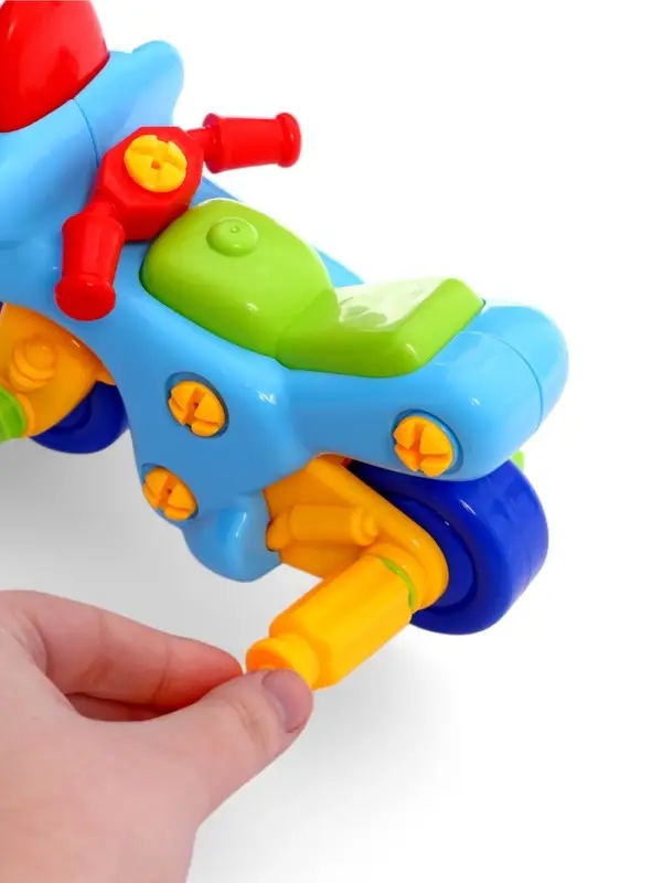 Конструктор для малышей &laquo;Мотоцикл&raquo;, 27 деталей