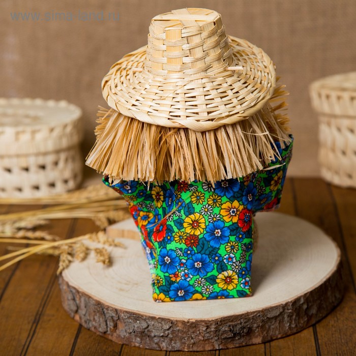 Оберег-домовой Оберег-домовой "Дед с самоваром и подковой", микс 27х18х18 см