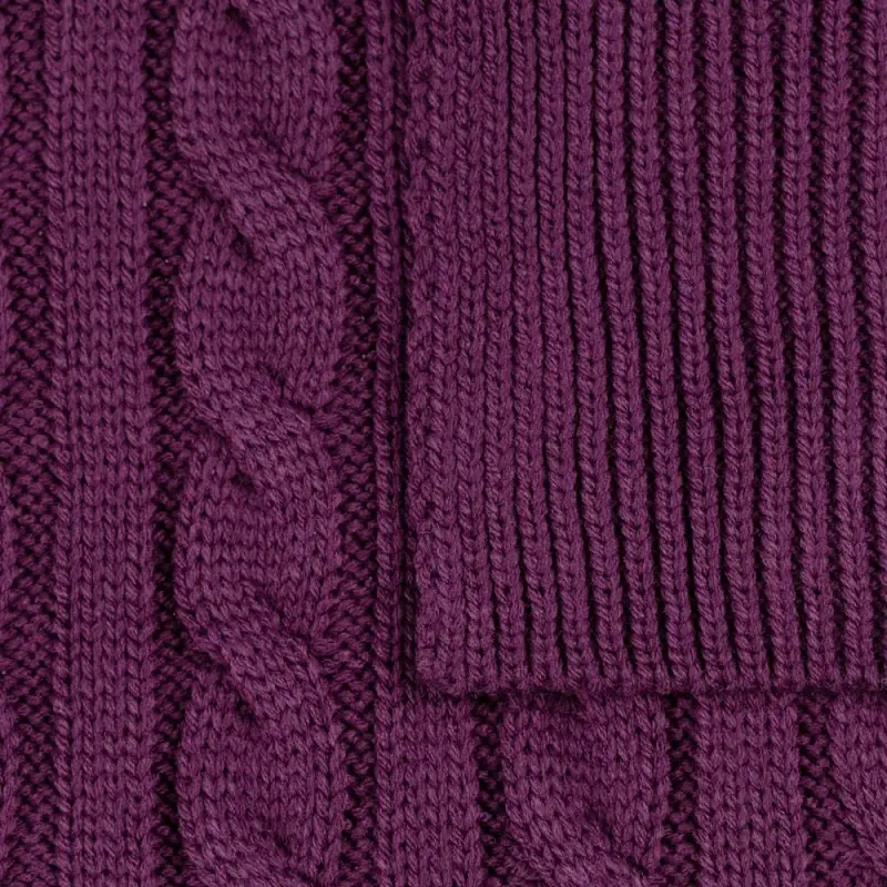 Шарф Heat Trick, баклажановый