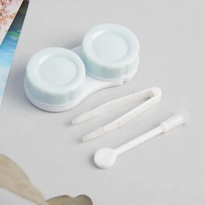 Контейнер для линз в наборе Контейнер для линз в наборе "Сияй и притягивай взгляды", 6,5 х 4,2 см