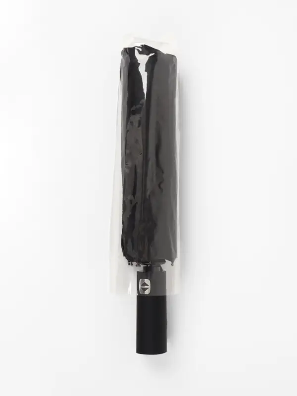 Зонт автоматический Lanford, 3 сложения, 12 спиц, R=52/60 см, d=104 см, чёрный