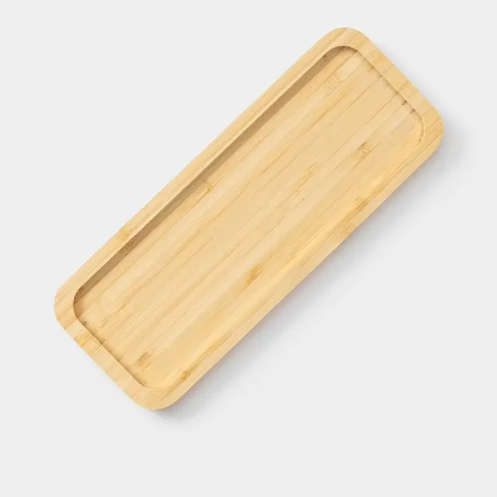 Блюдо для подачи Striata, прямоугольное, 25&times;10 см, бамбук