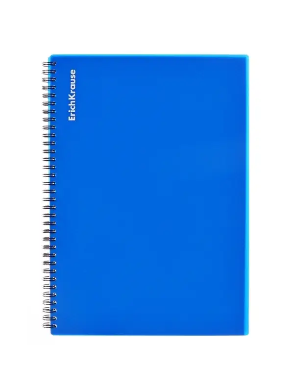 Тетрадь на спирали ErichKrause. Glance Vivid A4, 80 листов, в клетку, пластиковая обложка, блок офсет, МИКС