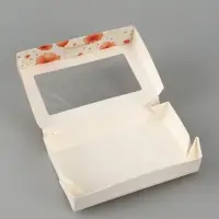 Коробка подарочная с окном &laquo;Только тебе&raquo;, 20&times;12&times;4 см, самосборная