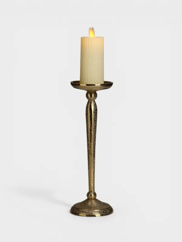 Подсвечник &laquo;Звездная пыль&raquo;, 9.5&times;9.5&times;29.5 см, алюминий