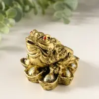 Сувенир Жаба на деньгах, 5,5х6,5х7см