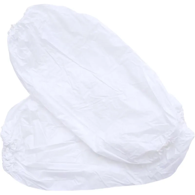 Нарукавники одноразовые п/э Klever,цв.белый 40х25см, 50 пар/уп (100 шт/уп)