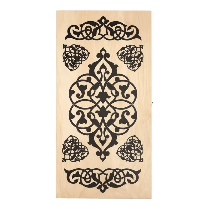 Настольная игра нарды с шашками TAKE IT EASY &laquo;Узор&raquo;, деревянные большие, 50&times;50 см