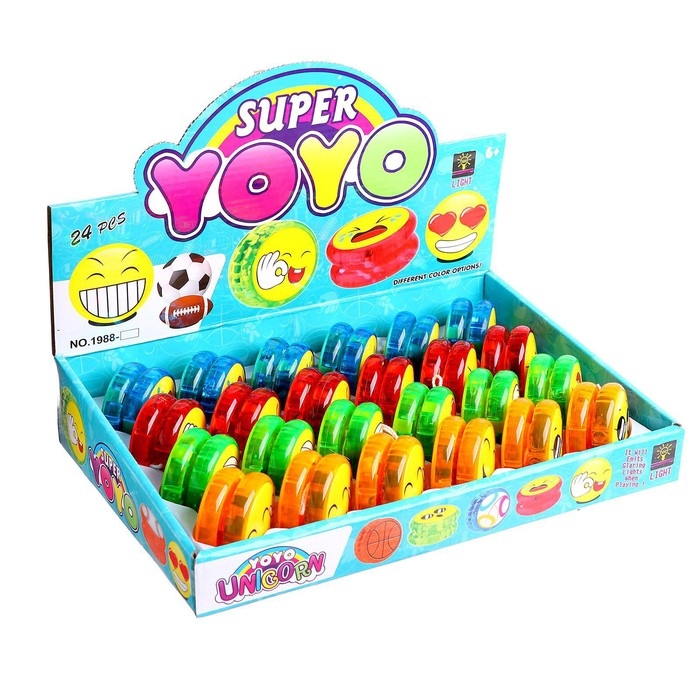Йо-Йо &laquo;Смайлики&raquo;, цвета МИКС