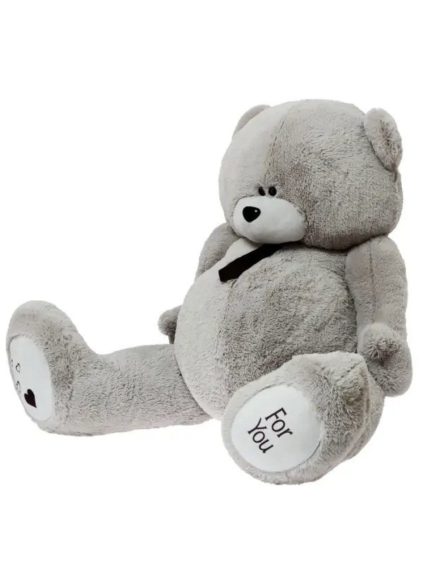 Мягкая игрушка &laquo;Мишка Дедди&raquo;, цвет серый, 190 см