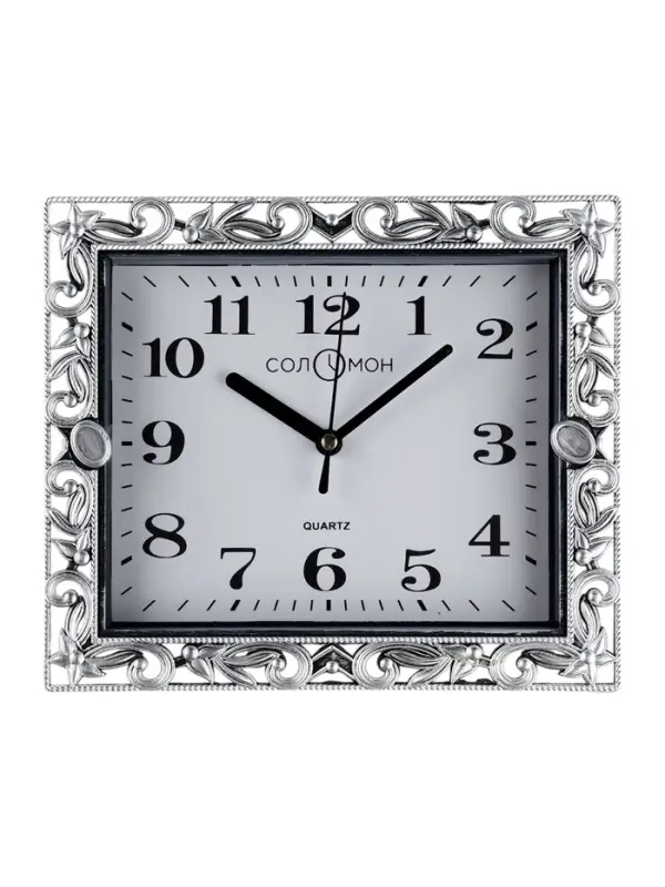 Часы настенные классические &laquo;Зара&raquo;, бесшумные, плавный ход, 21&times;18 см
