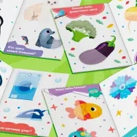 Набор книг с наклейками - половинками, 4 шт., по 20 наклеек